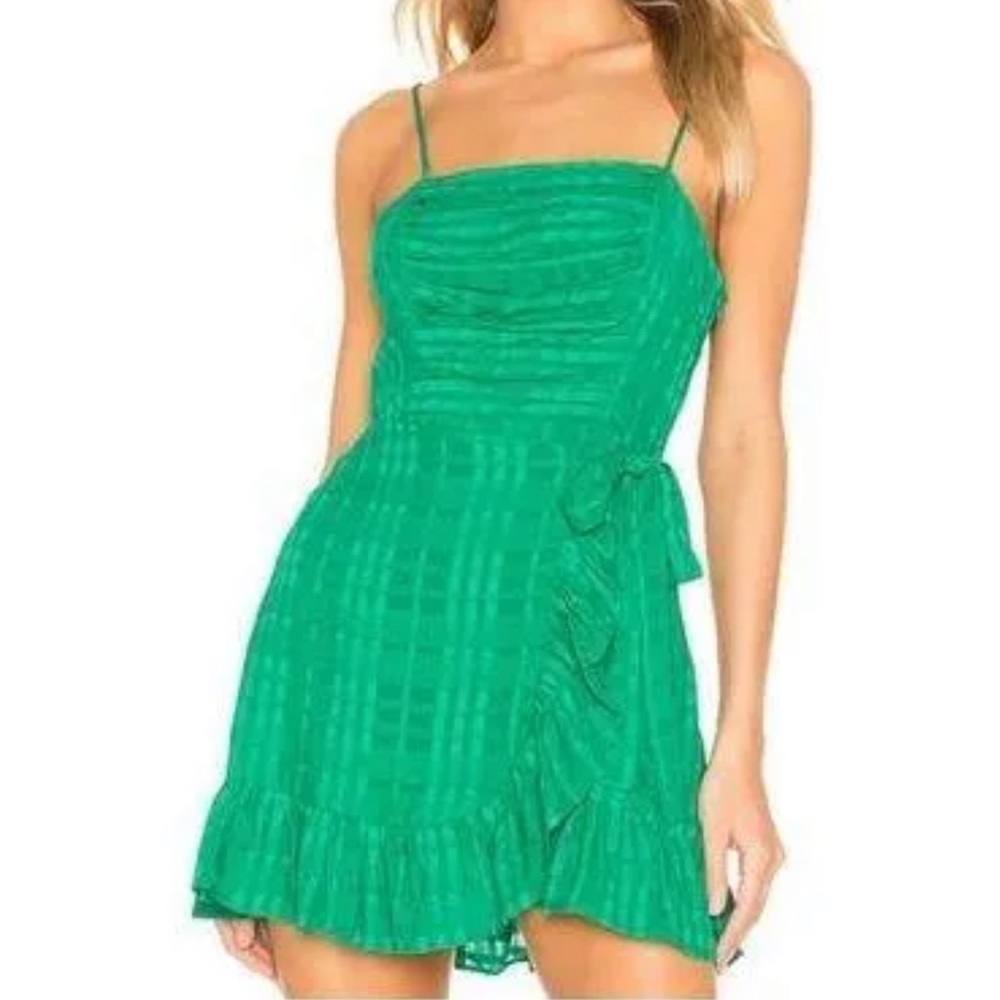Revolve green mini dress! Size XS.
